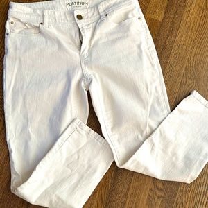 Chico's Platinum Collection White Jeans Size 0